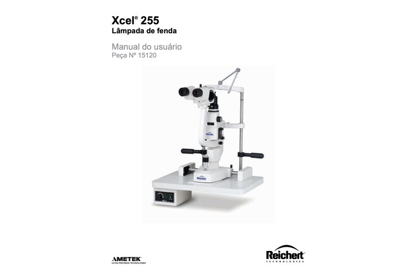Xcel® 255's wide-field optics Slit Lamp | AMETEK Reichert®