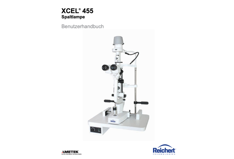 Xcel® 455 Slit Lamp lenses | Digital slit lamp